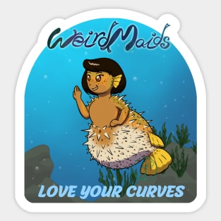 Weirdmaids - love your curves Sticker